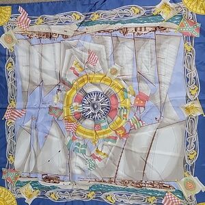 Vintage Italy Fine Silk Scarf